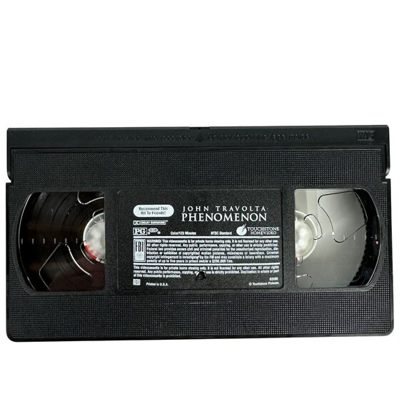 Phenomenon VHS 1996 John Travolta Drama Romance Like New Touchstone - Picture 3 of 8